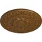 Ekena Millwork Sydney Ceiling Medallion (Fits Canopies up to 5 3/4"), Hand-Painted Smokey Topaz, 27 3/4"OD x 2"P CM27SYSTF - alternate 2